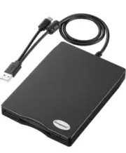 Chuanganzhuo 3.5 inch External USB Type C Floppy Disk Drive Reader OE
