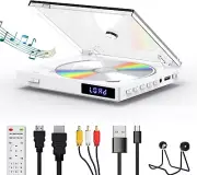 DVD Player with Built-in Speaker HD DVD Player for TV Support HDMI/RCA/USB/CD