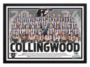 Framed 2024 Collingwood Magpies AFL Poster - 84cm x 59.5cm x 3cm