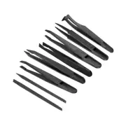 Plastic Tweezer Set, Anti-static Pickup Clip with Pry Tool 8Pcs