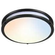 16 inch Dimmable LED Flush Mount Ceiling Light, Oil Rubbed Bronze, 36W, 2200L...