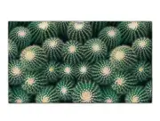 Leus, Surf Towel Cacti Green/Yellow/White Ultra Plush 100% Cotton. Size: 58x33