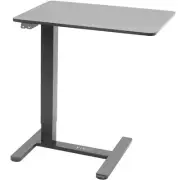 VIVO Electric 28" Mobile Height Adjustable Overbed Table with Hidden Casters