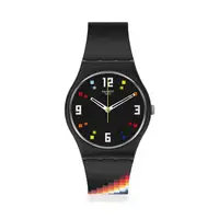 在飛比找momo購物網優惠-【SWATCH】Gent 原創系列手錶 BLACK CARO