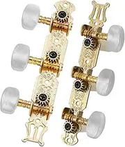 Kisangel 1Set Vintage Guitar Tuning Pegs Machine Heads for Acoustic Guitar Precise Tuning Accessories with Timeless Charm for Classical Guitar Replacement Parts