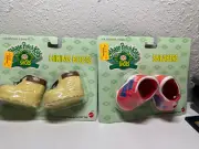 Cabbage Patch Kids Doll Shoes - CPK Yellow Hiking Boots Shoes And Sneakers