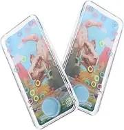 UPKOCH 2pcs Water Ring Game for Retro Handheld Water Games for Boy and Girl for Swimming Pool and Outdoor Activities