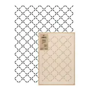 Reusable PLASTIC Wall STENCIL Template 59x95cm Seamless // PATTERNED FENCE