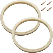 Screw Man 8 3/8" Pool Light Lens Gasket (2 Pcs) with 4 Screws Compatible with Pentair Parts 79101600Z and 79104800, Fits for Pentair IntelliBrite & AmerLite & Sam Pool Lights
