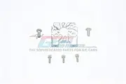 X-Rider 1/8 Flamingo RC Tricycle Upgrade Parts Aluminium Motor Mount with Heat Sink Fins - 1Pc Set Grey Silver
