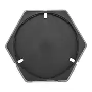 9" Round Rubber RV Leveling Pads - 4 Pack for Stability and Durability