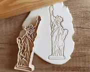 Statue Of Liberty USA Symbol Monument Cookie Cutter Pastry Building