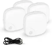 Motion Sensor Night Lights 4 Pack LED Night Lights with Adjustable Brightness