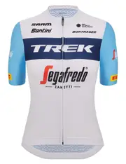 Santini Trek Segafredo 2023 Women's Team Replica Jersey - White Size S