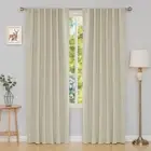Deconovo Back Tab 52 Width Curtains (2 Panels)