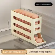 Automatic Scrolling Egg Rack Holder Storage Box Egg Basket Food Containers Egg C