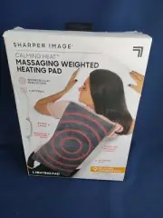 Calming Back Heat Massaging Weighted Heating Pad by Sharper Image