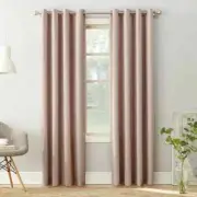Sun Zero Madison Room Darkening Grommet Panels, 54"x63", Blush, SET OF 2