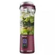 Ninja Blast 18oz Portable Blender with Flat Lid & Blade Cover-Cranberry Red-New