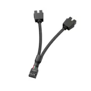 Motherboard 9pin USB2.0 to Dual Extension Cable, 9 pin 2 * 9 pin...