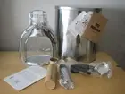 ROK ESPRESSO MAKER, PORTAFILTER, MILK FROTHER, SCOOP, SPLITTER IN TIN NEVER USED
