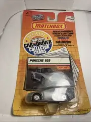 1989 Matchbox Official Car And Driver Collector Cards Porsche 959 ASSORT. (c3)