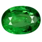 1.26 ct Pleasant Oval Cut (7 x 5 mm) Tanzania Green Tsavorite Garnet Gemstone