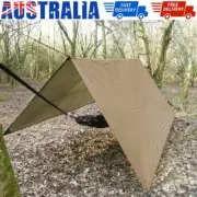 Camping Tent Tarp, 3mX3m Hammock Rain Fly Tent Tarp Waterproof Tarpaulin Shelter
