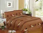 4PC King Size Tan Running Horse Sheet Set