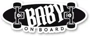 Baby On Board Car Decal Sticker - Skateboard
