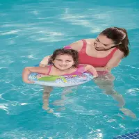 在飛比找Yahoo!奇摩拍賣優惠-水上設備 游泳 Bestway 36113充氣游泳圈 兒童腋