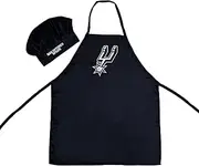 Pro Specialties Group San Antonio Spurs Apron & Chef Hat, One size, Team color