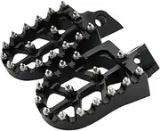 Dirt Bike Foot Pegs for Kawasaki KLX140 KLX140L 2008-2023 KLX140GMotorcycle CNC Foot Pegs Pedals Rest Footpegs (Color : Black)
