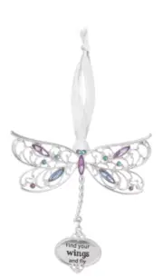 Ganz Springtime Blessing Dragonfly Find your Wings Suncatcher