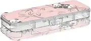 [Amooorous] Cute Animal Panda Peach Designed Plastic Box For Pencils Double Layer Transparent Pens Cases For Stationery With Lid