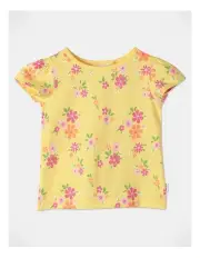 [Sprout] Essential Ditsy Flowers T-Shirt in Yellow