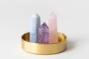 Mothers Crystal Trio - Rose Quartz, Blue Calcite + Amethyst