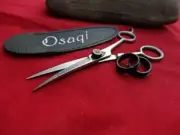 Pet 6" Silver Scissors dog/cat grooming_DOWNWARD CURVED(6.5" FULL LENGTH)