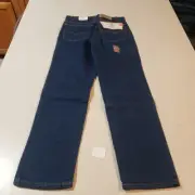 Vintage 1980s New Old Stock Levis 305 Student Straight Leg Jeans Size 27x28 CM60