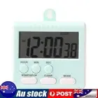 Digital Kitchen Timer 24 Hour Clock for Cooking Fitness Studying (Green) AU