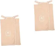 Cabilock 2pcs Water Absorbent Spa Bathrobe Women's Wearable Towel Cozy Beach Spa Robe for Bath Shower Travel