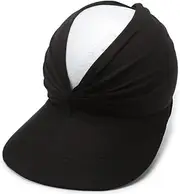 [Generic] Women Sun Hat Summer Sun Protection Cap Sports Visor Cap Adult Empty Cylinder Hat Empty Top Baseball Sun Cap Baseball Cap Foldable Hat for Travel Outdoor Golf Running