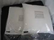 Article Branded WHITE Pillow Pair Set 19"X19" New