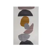 Metropolis Fashionable Style Rose Gold Rug 200Cm X 290Cm