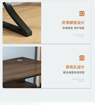 電腦桌 工作桌 電競桌 書桌 簡易辦公桌 簡約家用租房桌子臥室寫字桌 筆電桌 桌子 學習桌