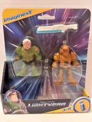Imaginext Disney Pixar Lightyear Darby Steel & Zap Patrol Action Figures