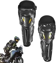 Motocross Knee Braces - Adjustable Motorcycle Leg Brace | Reusable Leg Shield, Lightweight Racing Gear for Outdoor Activities, Adventure