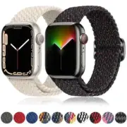 Strap For Apple Watch band 44/40/45/41/49/38/42Elastic braided Nylon series98765