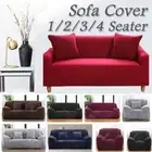 Stretch Plush Thick Sofa Covers 1 2 3 4 Seater Couch Chair Slipcover Protector