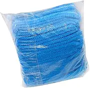 Eigell 100pcs Disposable Hair Net Bouffant Cap Head Cover Hairnets pink, Blue, 21 inch